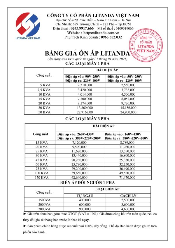 bao-gia-may-on-ap-standa-chinh-hang